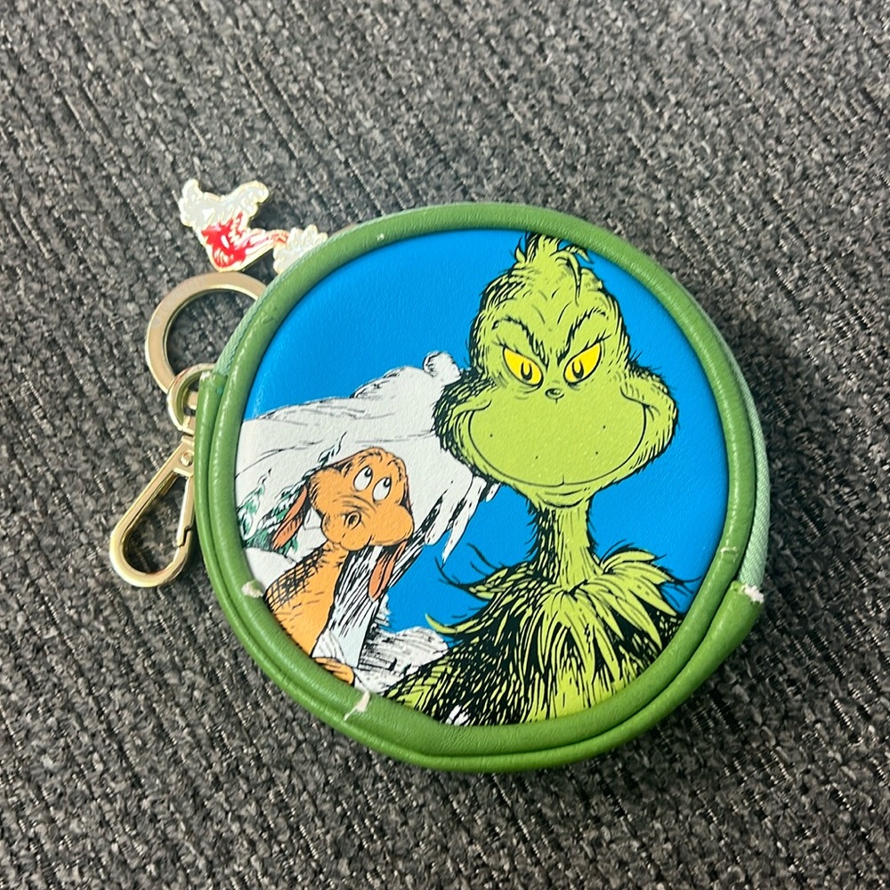 Grinch loungefly coin purse wallet